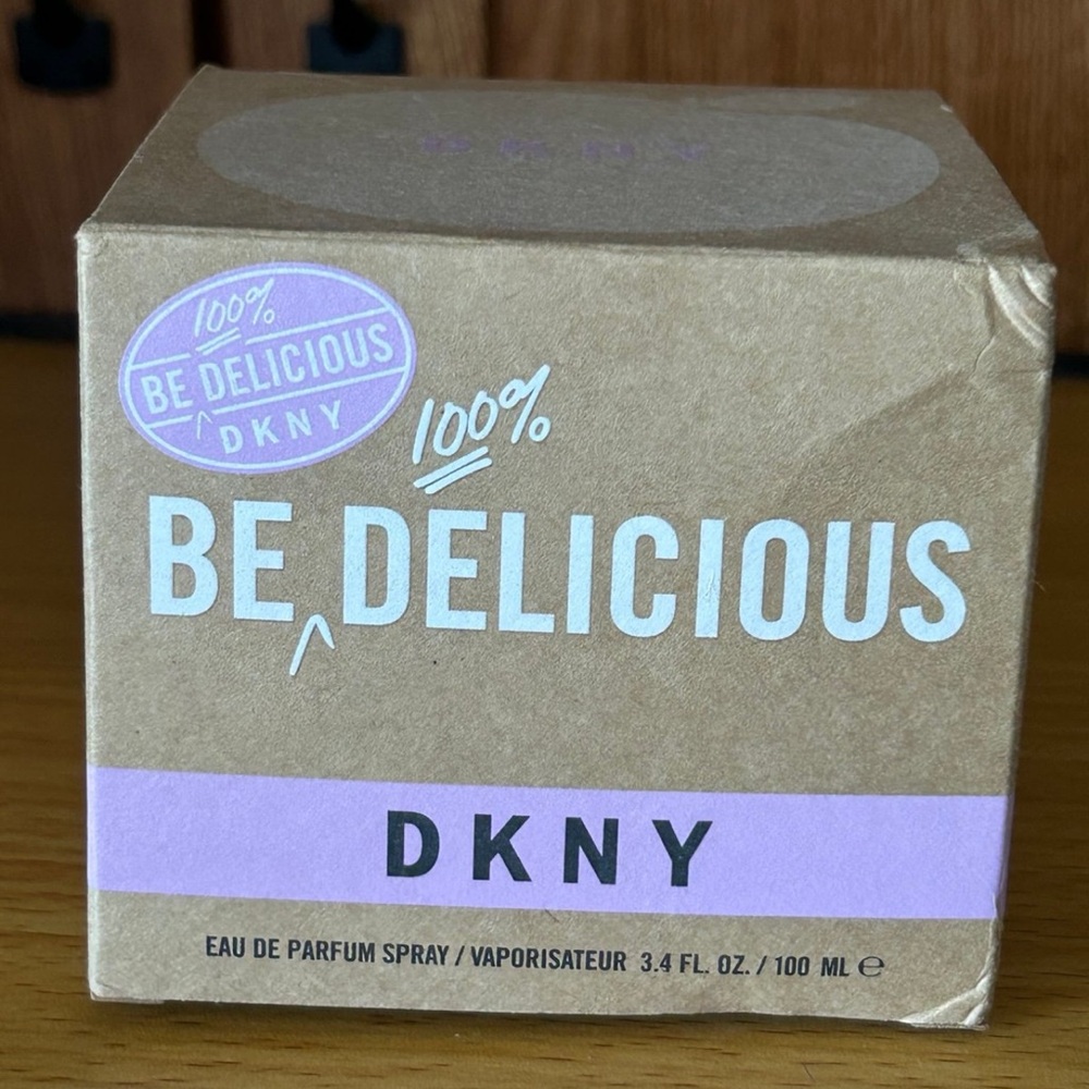 NIB DKNY Be 100% Delicious Eau de Parfum 3.4 fl Oz /100 mL
